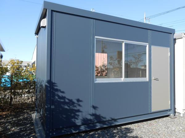 群馬県館林店/展示場の新棟ユニットハウス・プレハブ・コンテナハウス38MSL(2.43坪)の本体の外観
