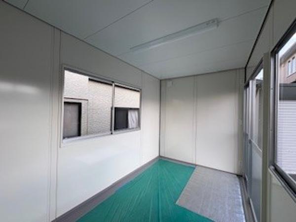 大分県大分東店/展示場の新棟ユニットハウス・プレハブ・コンテナハウス38MSL(2.43坪)の本体の内観