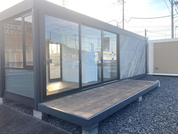 茨城県笠間店/展示場の新棟ユニットハウス・プレハブ・コンテナハウス93MS