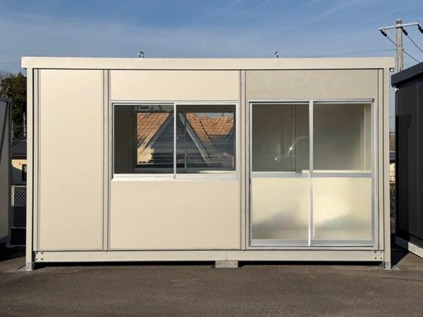 茨城県取手店/展示場の新棟ユニットハウス・プレハブ・コンテナハウス47MSL(3.02坪)の本体の外観