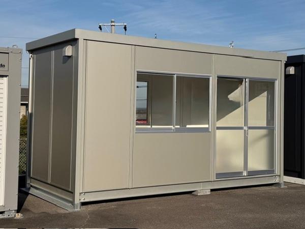 茨城県取手店/展示場の新棟ユニットハウス・プレハブ・コンテナハウス47MSL(3.02坪)の本体の外観