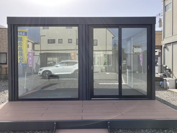 大分県大分東店/展示場の新棟ユニットハウス・プレハブ・コンテナハウス57MS1 SOHO(7.80坪)の本体の外観