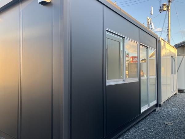 宮城県石巻店/展示場の新棟ユニットハウス・プレハブ・コンテナハウス47MSL(3.02坪)の本体の外観