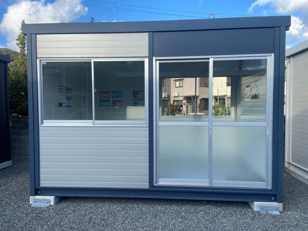 兵庫県淡路店/展示場の新棟ユニットハウス・プレハブ・コンテナハウス3MSD(2.40坪)の本体の外観