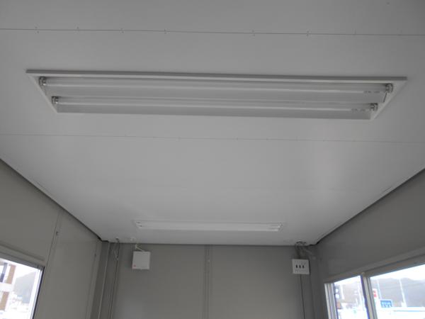宮城県仙台茂庭店/展示場の中古ユニットハウス・プレハブ・コンテナハウスCT-41J(2.83坪)の各設備の照明器具