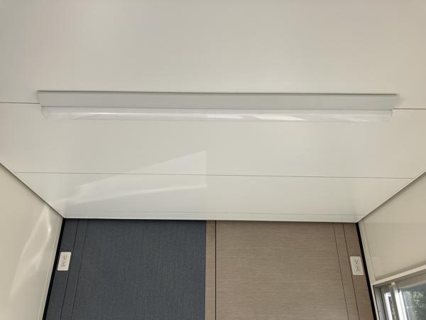 神奈川県伊勢原店/展示場の新棟ユニットハウス・プレハブ・コンテナハウス29MSL(1.84坪)の各設備の照明器具