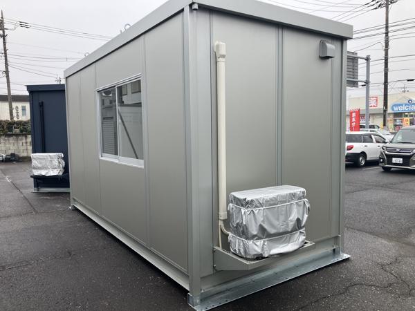 茨城県牛久店/展示場の新棟ユニットハウス・プレハブ・コンテナハウス47MSL(3.02坪)の本体の外観