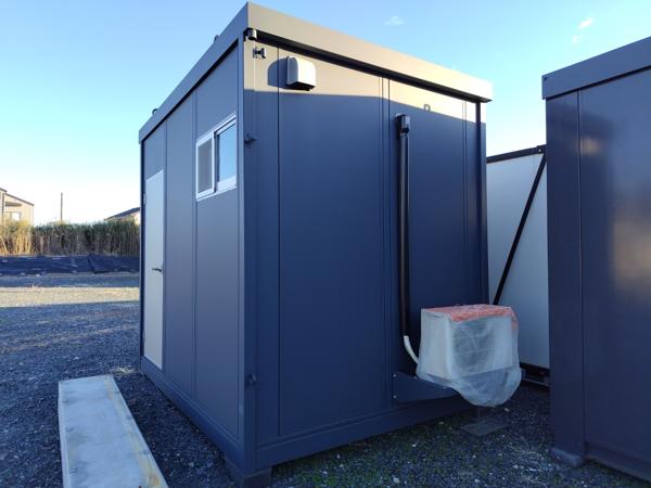 茨城県小美玉店/展示場の新棟ユニットハウス・プレハブ・コンテナハウス29MSL(1.84坪)の本体の外観