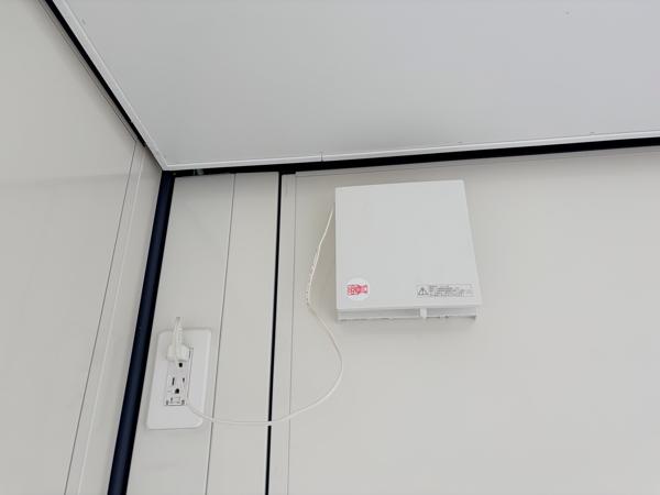 山梨県笛吹一宮店/展示場の新棟ユニットハウス・プレハブ・コンテナハウス47MSL(3.02坪)の各設備の換気扇