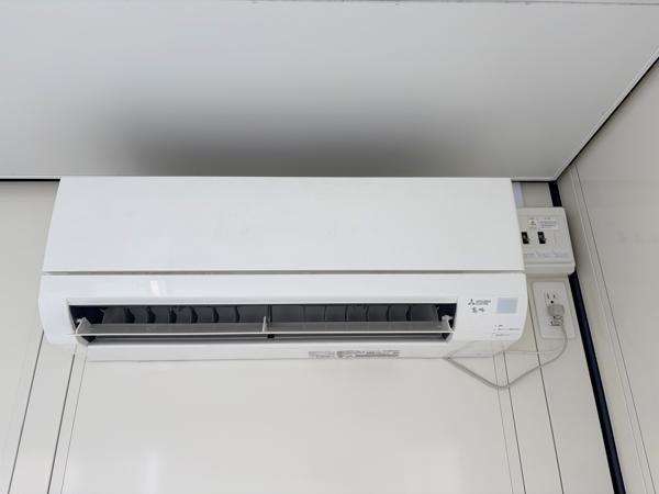 山梨県笛吹一宮店/展示場の新棟ユニットハウス・プレハブ・コンテナハウス47MSL(3.02坪)の各設備のエアコン