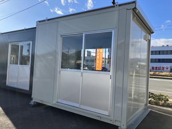 長野県長野店/展示場の中古ユニットハウス・プレハブ・コンテナハウスCT-32J(2.16坪)の本体の外観
