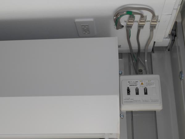 茨城県鹿嶋店/展示場の中古ユニットハウス・プレハブ・コンテナハウスCT-41JG(2.83坪)の各設備の分電盤