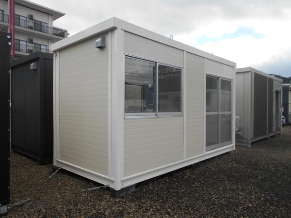 宮城県仙台茂庭店/展示場の新棟ユニットハウス・プレハブ・コンテナハウス4MSD(2.99坪)の本体の外観