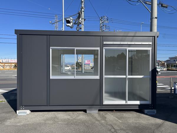埼玉県本庄店/展示場の新棟ユニットハウス・プレハブ・コンテナハウス47MSL(3.02坪)の本体の外観