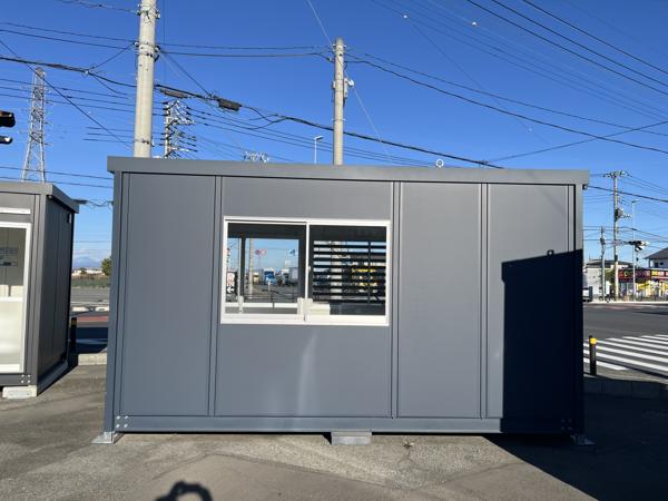 埼玉県本庄店/展示場の新棟ユニットハウス・プレハブ・コンテナハウス47MSL(3.02坪)の本体の外観
