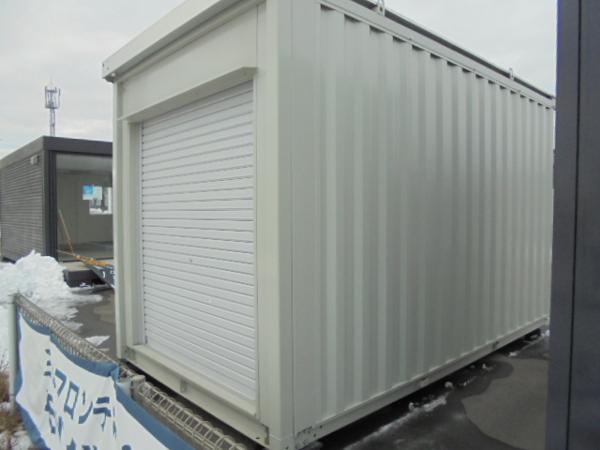 北海道苫小牧店/展示場の中古ユニットハウス・プレハブ・コンテナハウスCT-41JG(2.83坪)の本体の外観