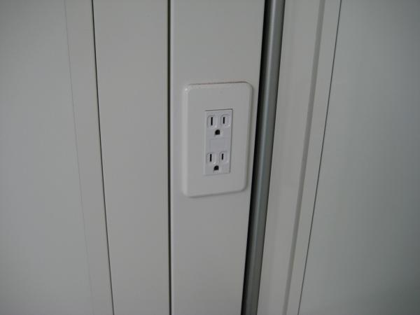 福岡県北九州営業所/展示場の新棟ユニットハウス・プレハブ・コンテナハウス47MSL(3.02坪)の各設備のコンセント