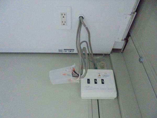 宮城県大崎店/展示場の中古ユニットハウス・プレハブ・コンテナハウスCT-32J(2.16坪)の各設備の分電盤