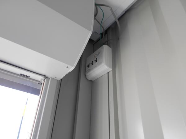 福島県須賀川店/展示場の中古ユニットハウス・プレハブ・コンテナハウスCT-32JG(2.16坪)の各設備の分電盤