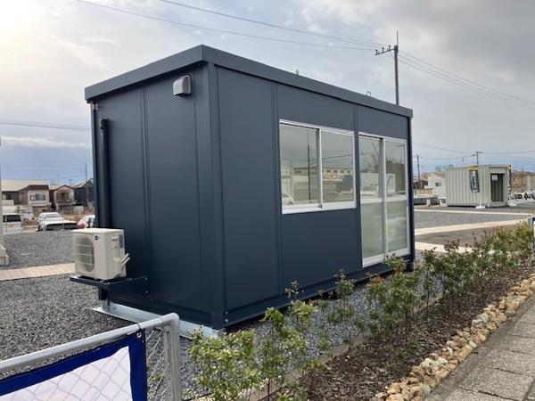 千葉県市原店/展示場の新棟ユニットハウス・プレハブ・コンテナハウス47MSL(3.02坪)の本体の外観