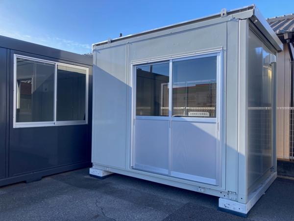 群馬県前橋店/展示場の中古ユニットハウス・プレハブ・コンテナハウスCT-32J(2.16坪)の本体の外観