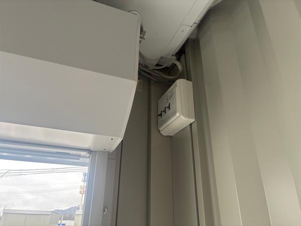 岩手県宮古店/展示場の中古ユニットハウス・プレハブ・コンテナハウスCT-41JG(2.83坪)の各設備の分電盤