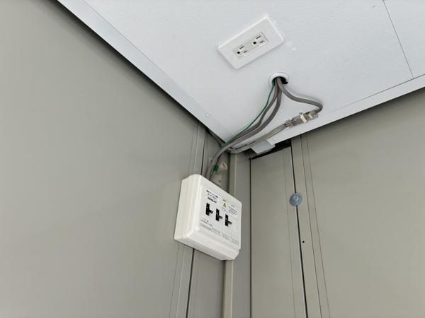 千葉県いすみ店/展示場の中古ユニットハウス・プレハブ・コンテナハウスCT-32J(2.16坪)の各設備の分電盤