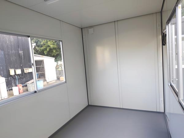 三重県松阪店/展示場の新棟ユニットハウス・プレハブ・コンテナハウス38MSL(2.43坪)の本体の内観