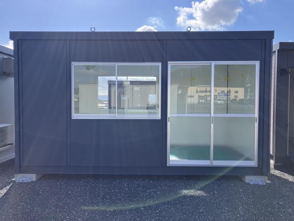 鹿児島県鹿屋店/展示場の新棟ユニットハウス・プレハブ・コンテナハウス47MSL(3.02坪)の本体の外観
