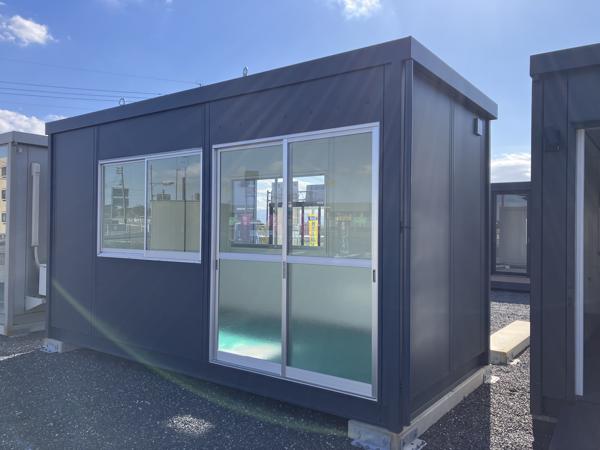 鹿児島県鹿屋店/展示場の新棟ユニットハウス・プレハブ・コンテナハウス47MSL(3.02坪)の本体の外観