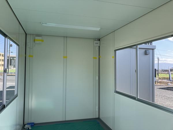 鹿児島県鹿屋店/展示場の新棟ユニットハウス・プレハブ・コンテナハウス47MSL(3.02坪)の本体の内観