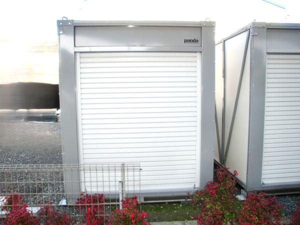 静岡県静岡営業所/展示場の新棟ユニットハウス・プレハブ・コンテナハウスPanda2.0 PS2(1.06坪)の本体の外観