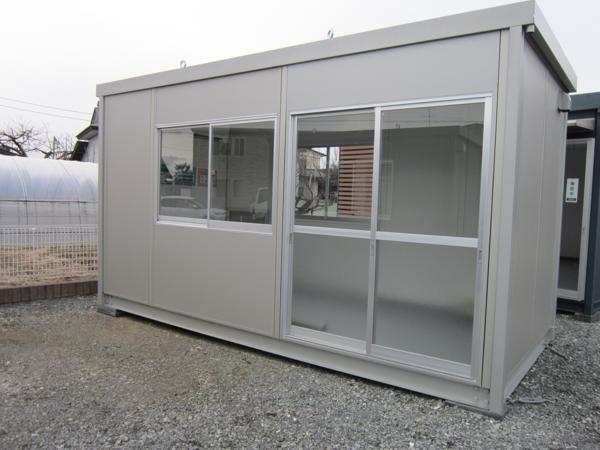 宮城県登米店/展示場の新棟ユニットハウス・プレハブ・コンテナハウス47MSL(3.02坪)の本体の外観