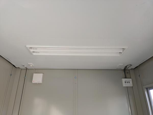 茨城県神栖店/展示場の中古ユニットハウス・プレハブ・コンテナハウスCT-32J(2.16坪)の各設備の照明器具