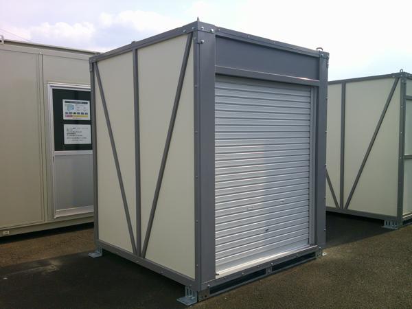 京都府木津川店/展示場の新棟ユニットハウス・プレハブ・コンテナハウスPanda2.0 PS2(1.06坪)の本体の外観