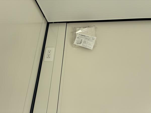 千葉県いすみ店/展示場の新棟ユニットハウス・プレハブ・コンテナハウス47MSL(3.02坪)の各設備の給気口