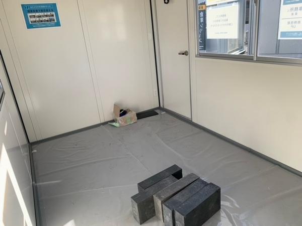 栃木県宇都宮戸祭店/展示場の新棟ユニットハウス・プレハブ・コンテナハウス38MSL(2.43坪)の本体の内観