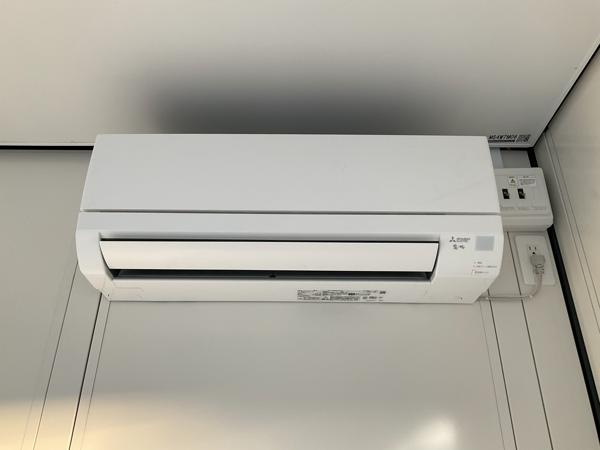 愛知県小牧総合展示場の新棟ユニットハウス・プレハブ・コンテナハウス47MSL(3.02坪)の各設備のエアコン