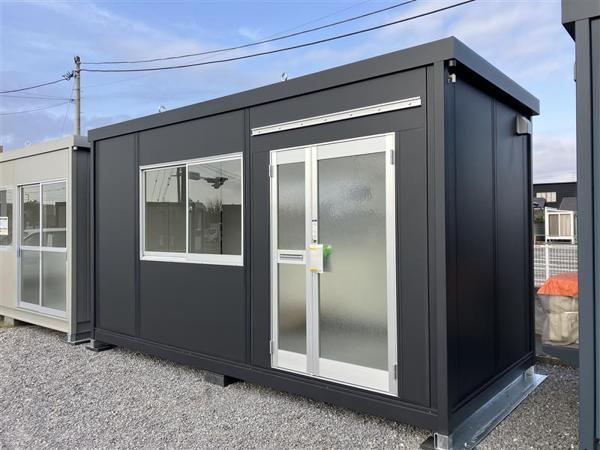 茨城県土浦出張所/展示場の新棟ユニットハウス・プレハブ・コンテナハウス47MSL(3.02坪)の本体の外観