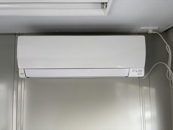 千葉県木更津店/展示場の中古ユニットハウス・プレハブ・コンテナハウスCT-32J(2.16坪)の各設備のエアコン