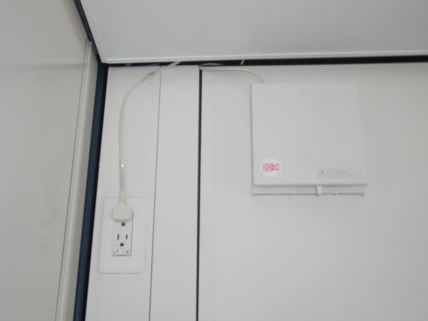 静岡県静岡営業所/展示場の新棟ユニットハウス・プレハブ・コンテナハウス47MSL(3.02坪)の各設備の換気扇