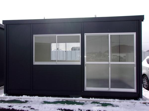 福島県白河店/展示場の新棟ユニットハウス・プレハブ・コンテナハウス47MSL(3.02坪)の本体の外観