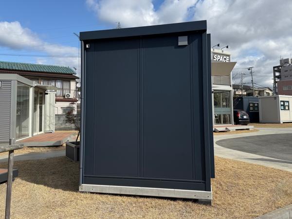 兵庫県相生店/展示場の新棟ユニットハウス・プレハブ・コンテナハウス38MSL(2.59坪)の本体の外観