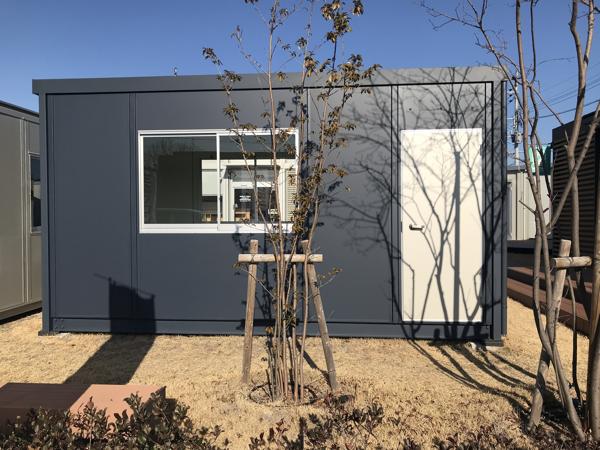 熊本県熊本出張所/熊本菊陽総合展示場の新棟ユニットハウス・プレハブ・コンテナハウス47MSL(3.02坪)の本体の外観