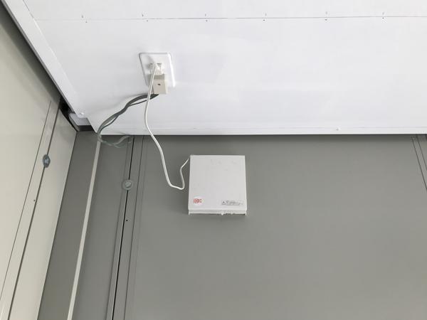 熊本県熊本出張所/熊本菊陽総合展示場の中古ユニットハウス・プレハブ・コンテナハウスCT-41J(2.83坪)の各設備の換気扇