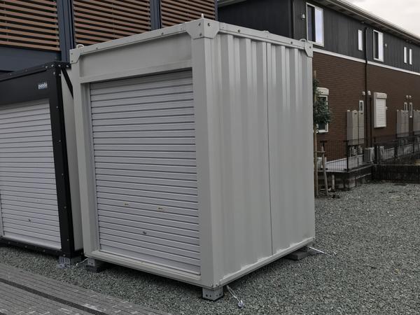 熊本県熊本出張所/熊本菊陽総合展示場の新棟ユニットハウス・プレハブ・コンテナハウスGORILLA(0.94坪)の本体の外観