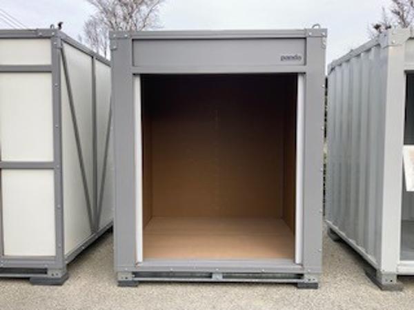 神奈川県厚木店/展示場の新棟ユニットハウス・プレハブ・コンテナハウスPanda2.0 PS2(1.06坪)の本体の外観