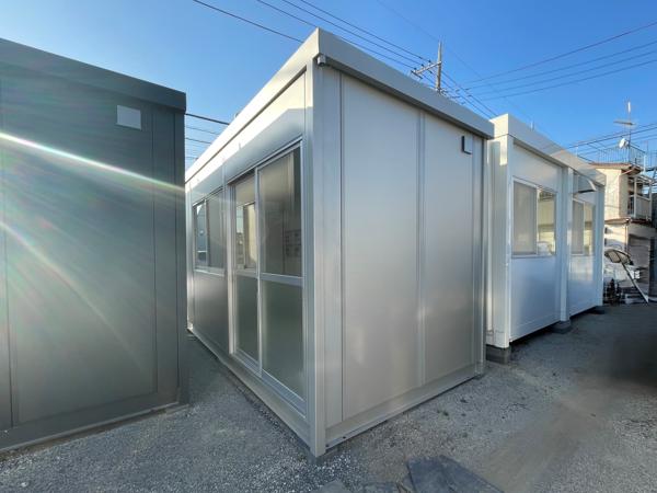 神奈川県厚木店/展示場の新棟ユニットハウス・プレハブ・コンテナハウス47MSL(3.02坪)の本体の外観