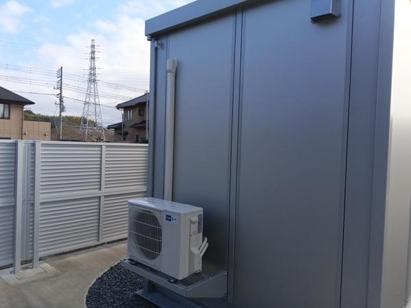 千葉県成田店/展示場の新棟ユニットハウス・プレハブ・コンテナハウス47MSL(3.02坪)の本体の外観