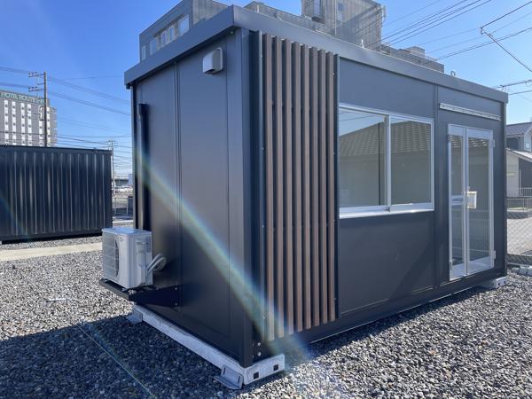 茨城県神栖店/展示場の新棟ユニットハウス・プレハブ・コンテナハウス47MSL(3.02坪)の本体の外観